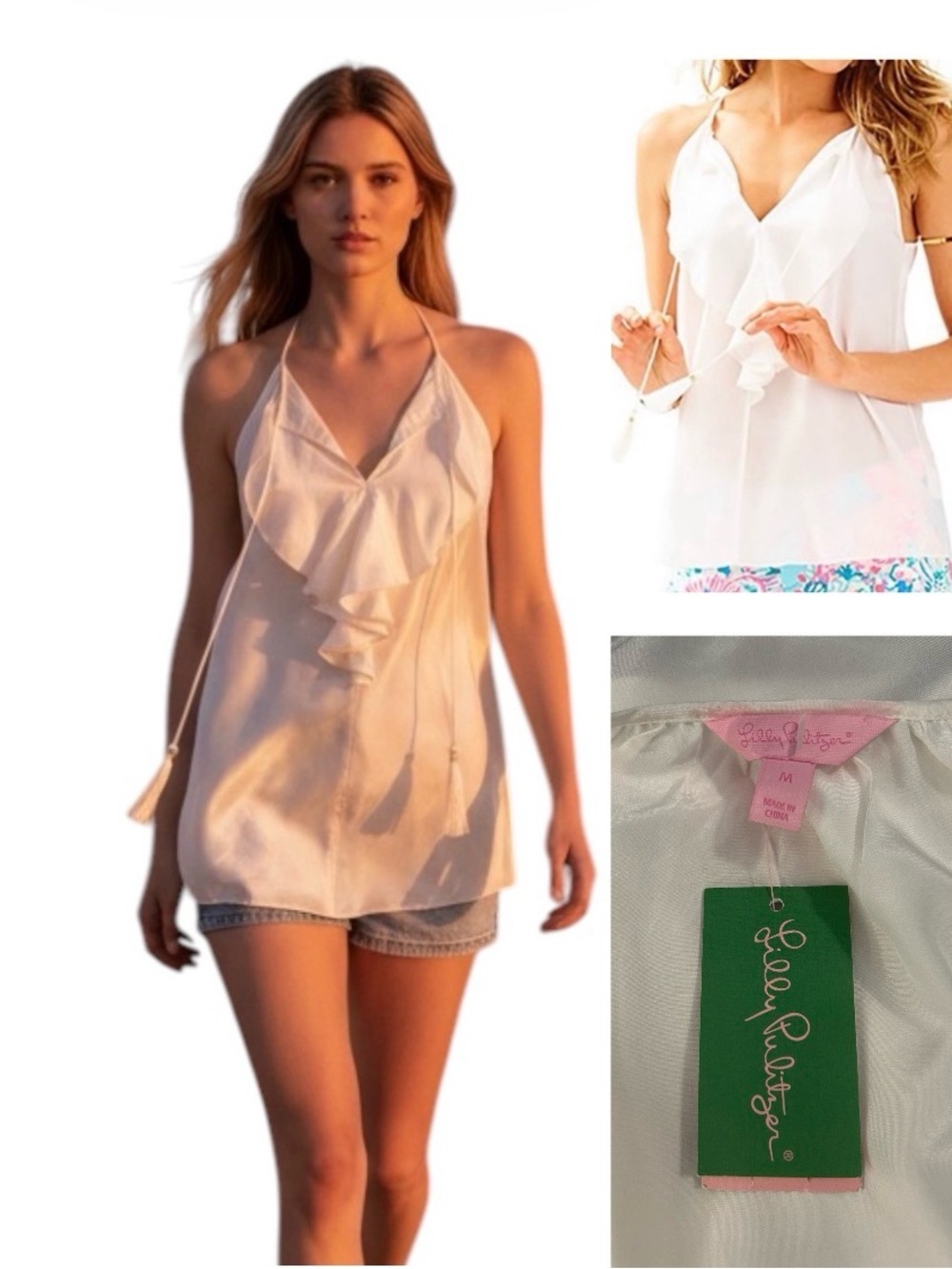 Lilly Pulitzer NWT silk Lachelle top